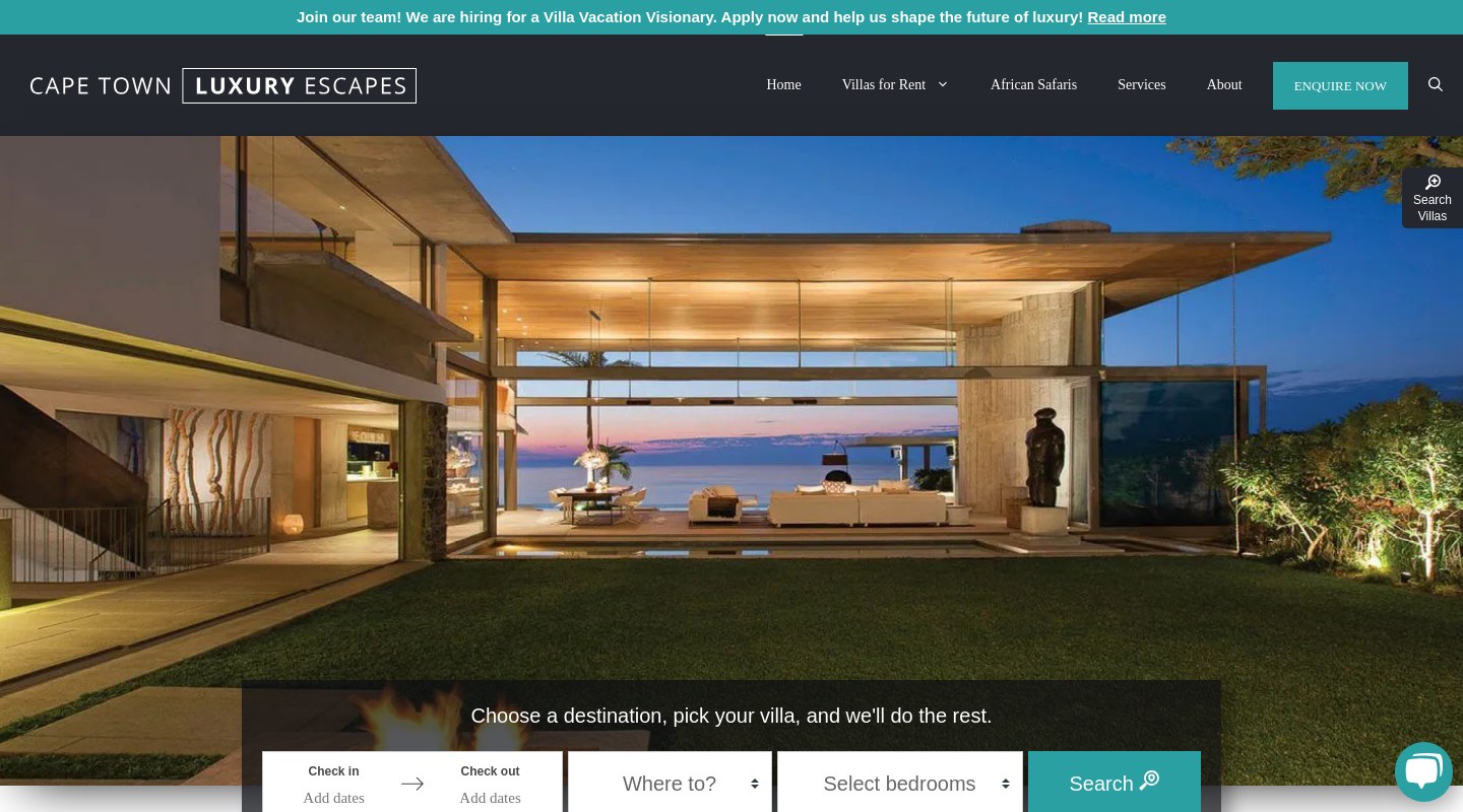 Cape Town Luxury Escapes