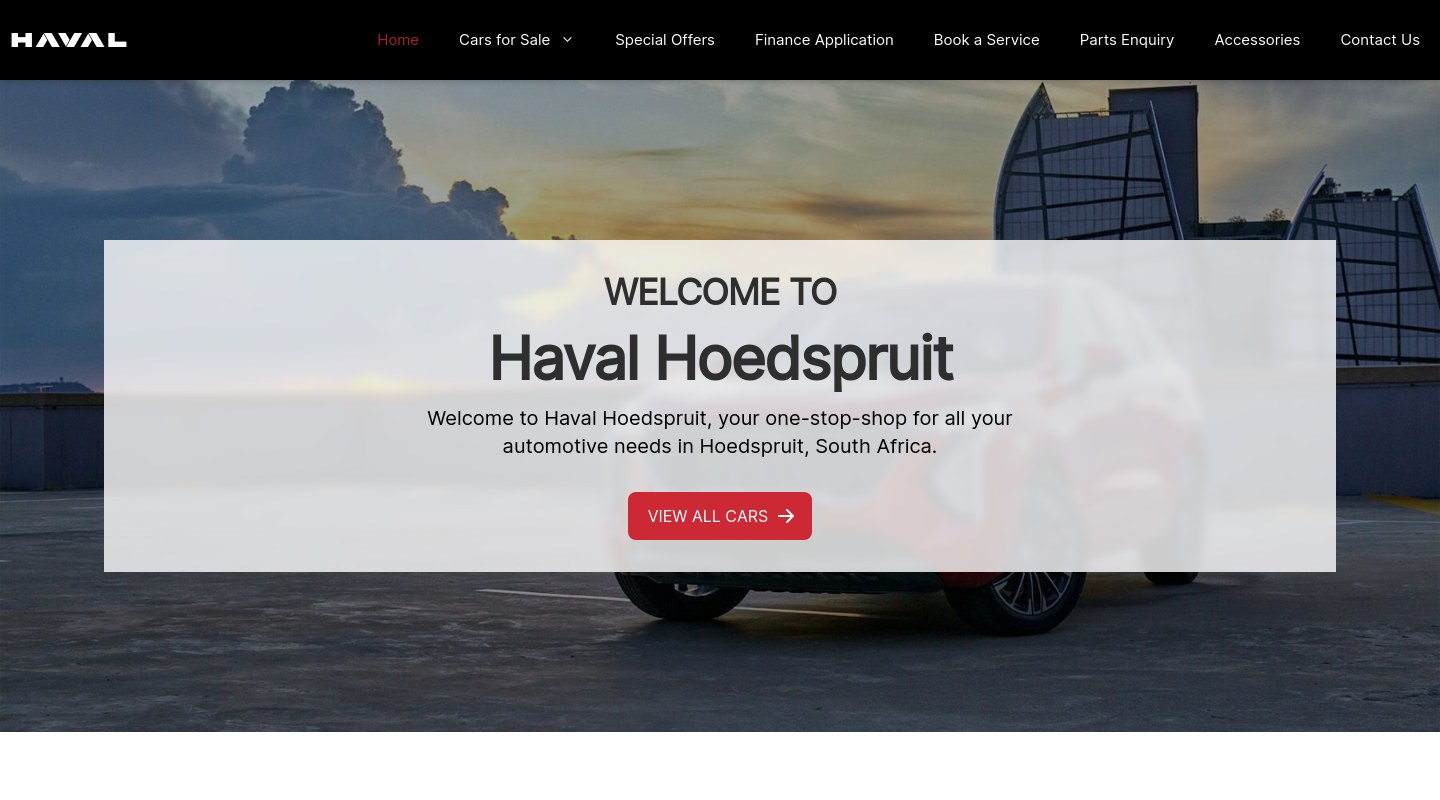 Haval Hoedspruit