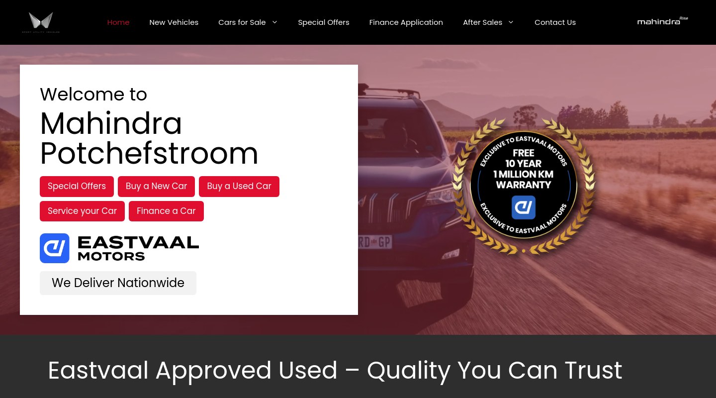 Mahindra Potchefstroom