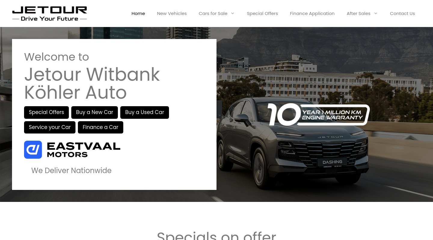 Jetour Witbank