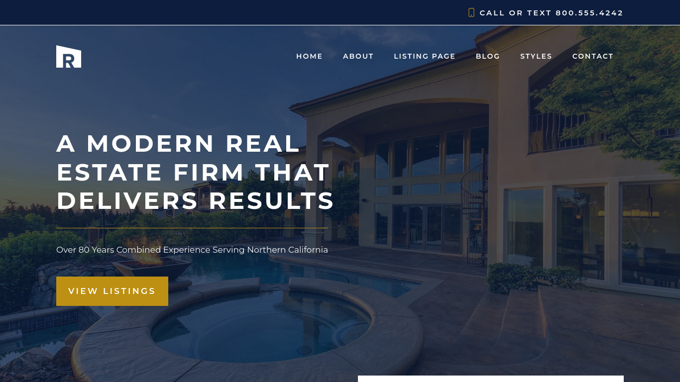 Real Estate Template - Business