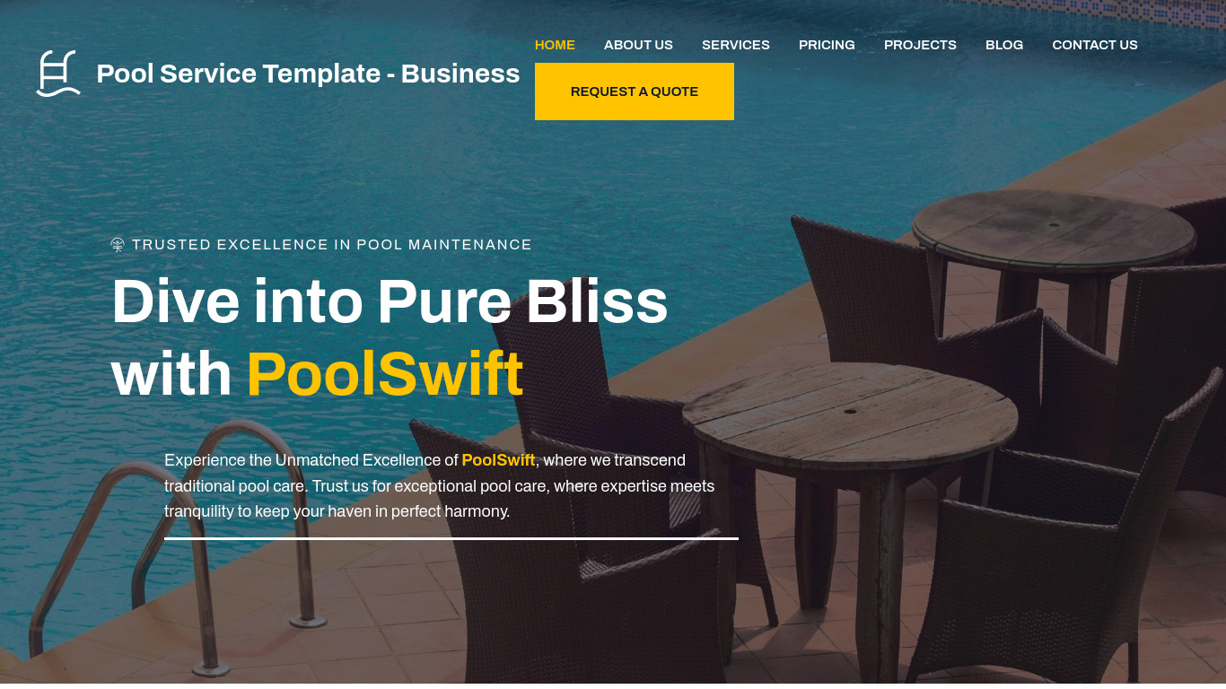 Pool Service Template - Business