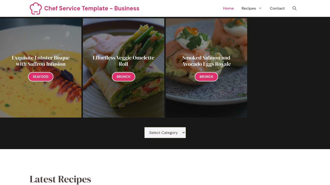 Chef Service Template - Business