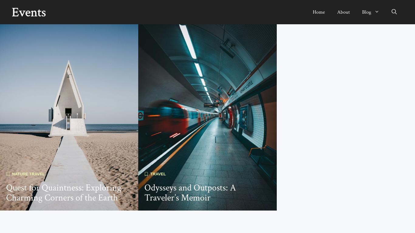 Events Service Template - Business