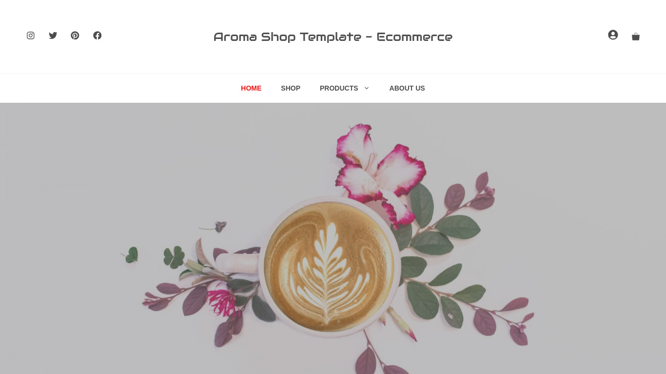 Aroma Shop Template - Ecommerce