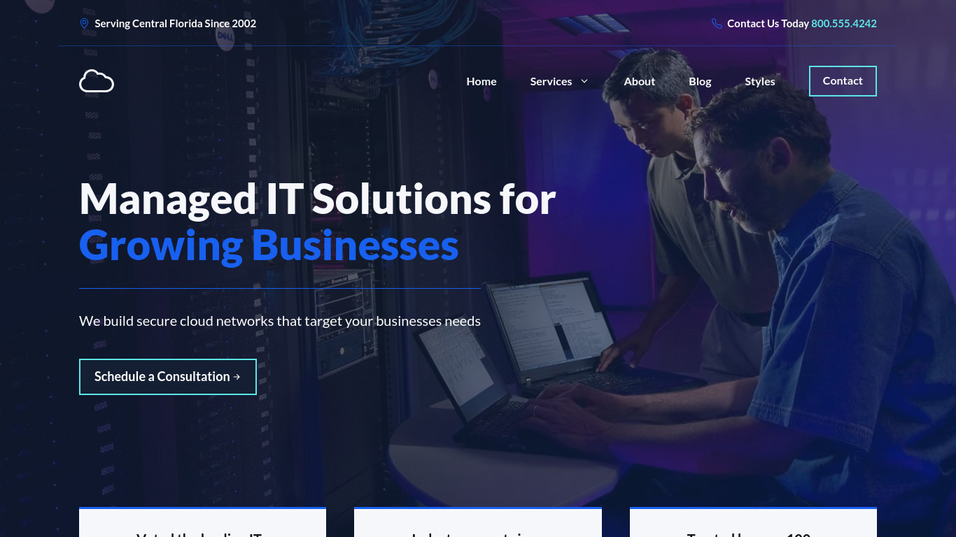 Cloud Software 2 Template - Business