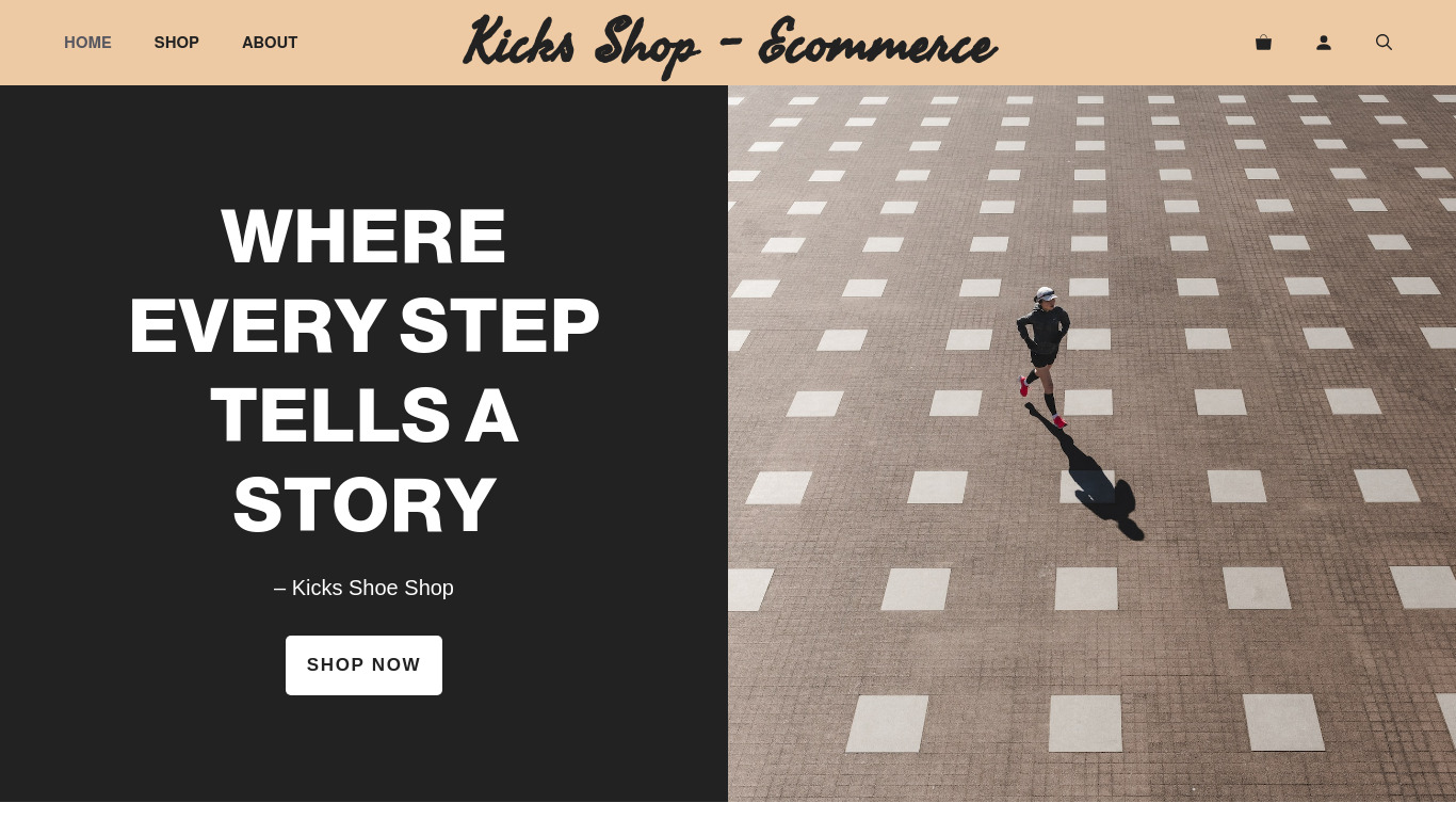 Kicks Shop - Ecommerce